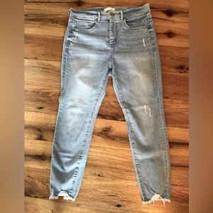 Loft High Waist Skinny Jean